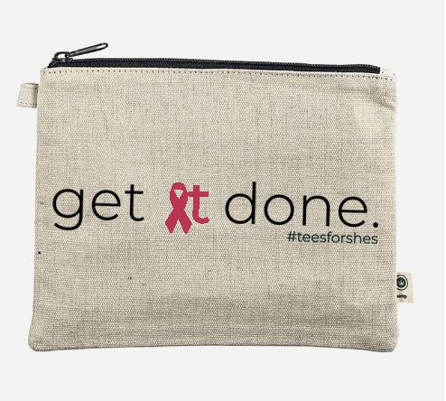 Breast Cancer Awareness Hemp Pouch