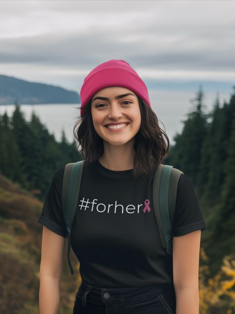 Unisex - #ForHer Breast Cancer Awareness Tee