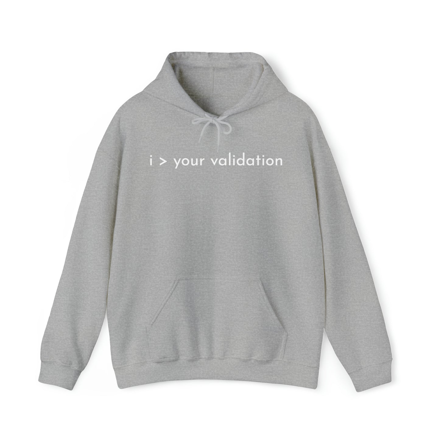 Greater Than Validation - Hooded Sweatshirt