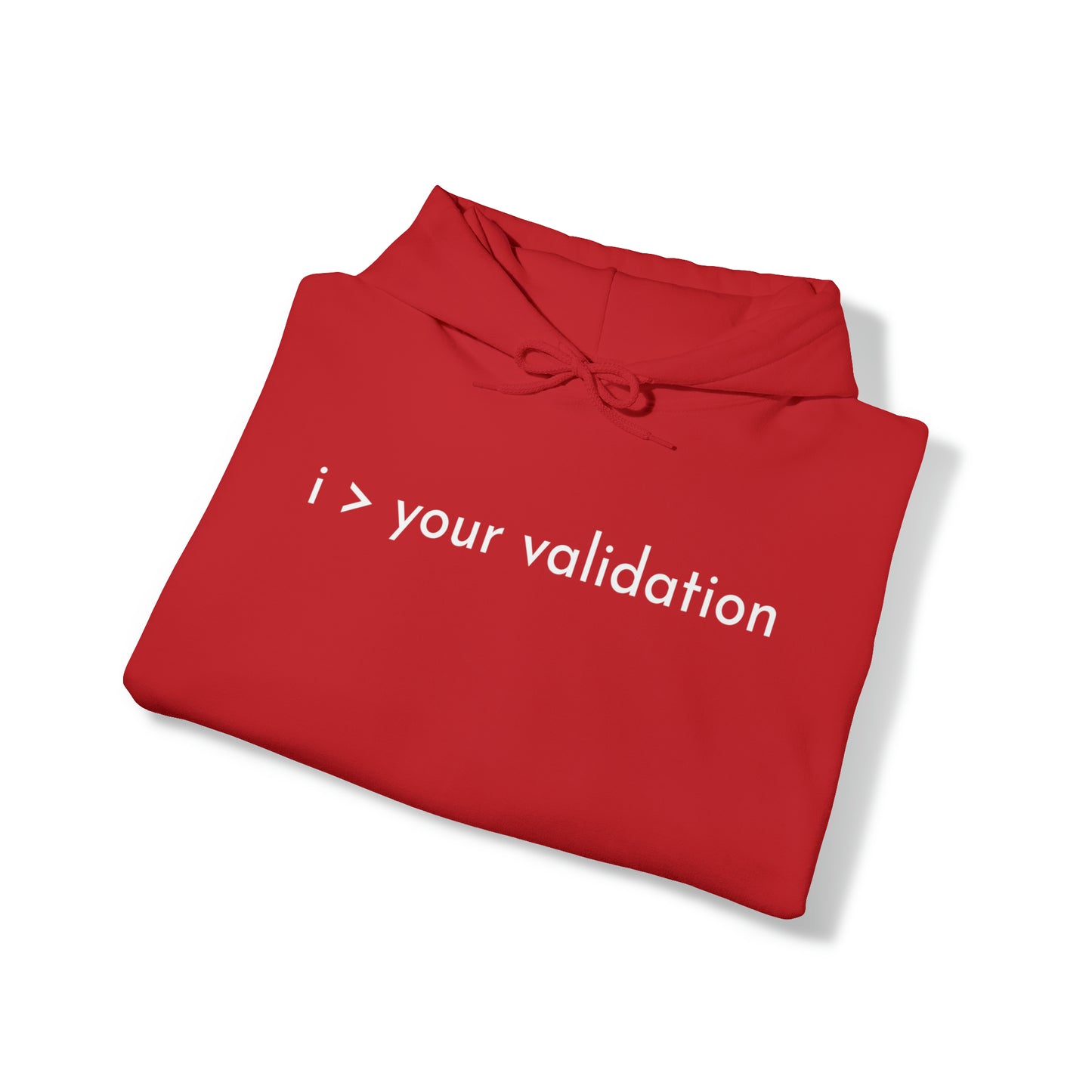 Greater Than Validation - Hooded Sweatshirt