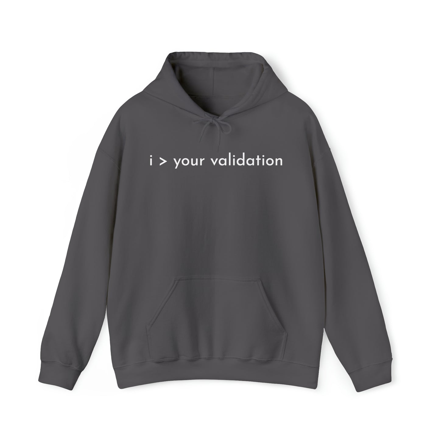 Greater Than Validation - Hooded Sweatshirt