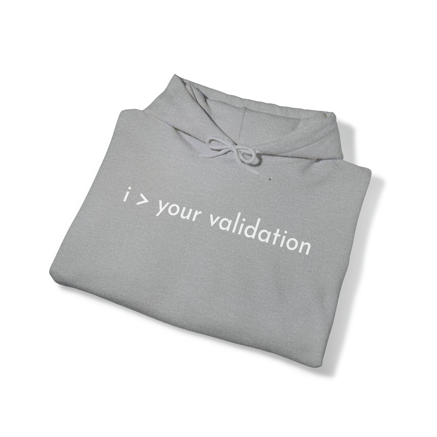 Greater Than Validation - Hooded Sweatshirt