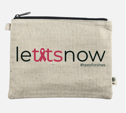 Breast Cancer Awareness Hemp Pouch