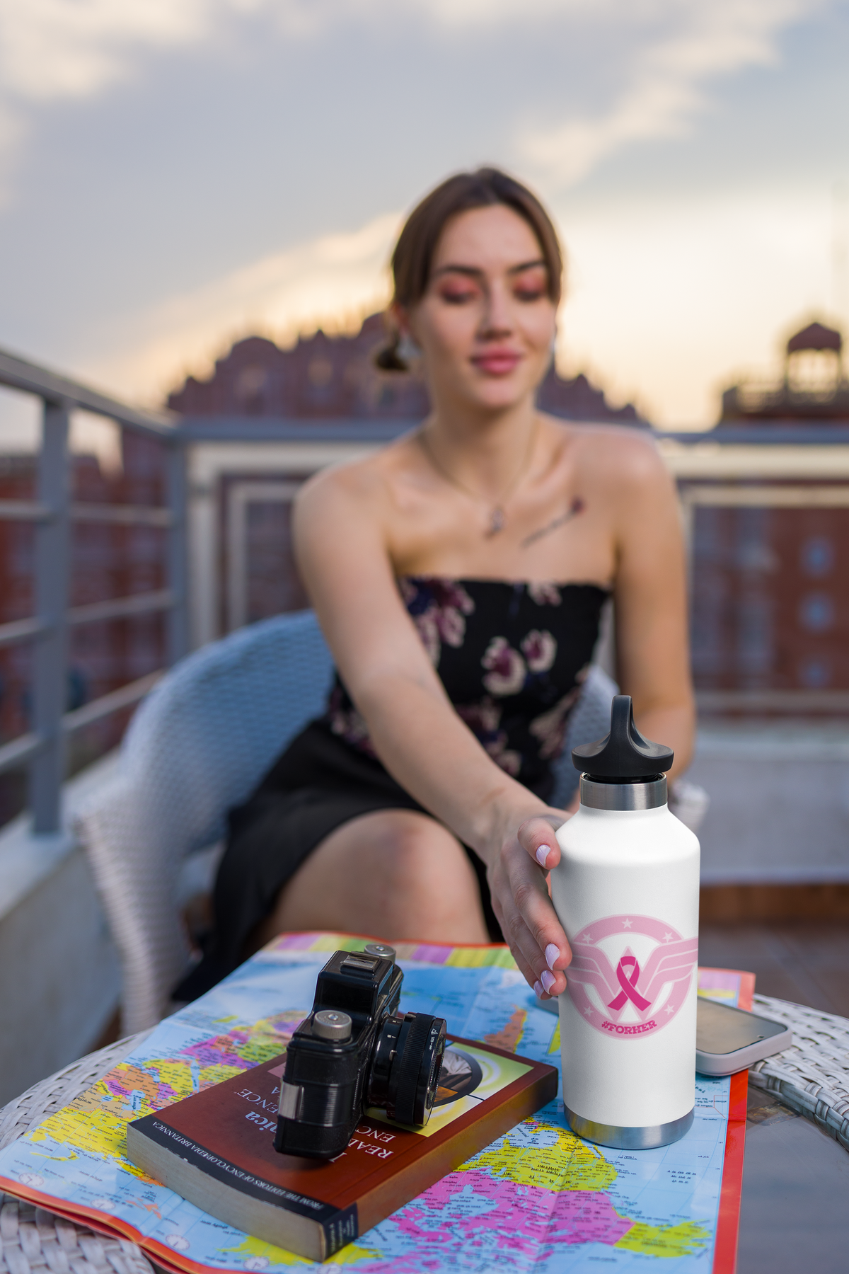 2026 Breast Cancer Water Bottle Sticker