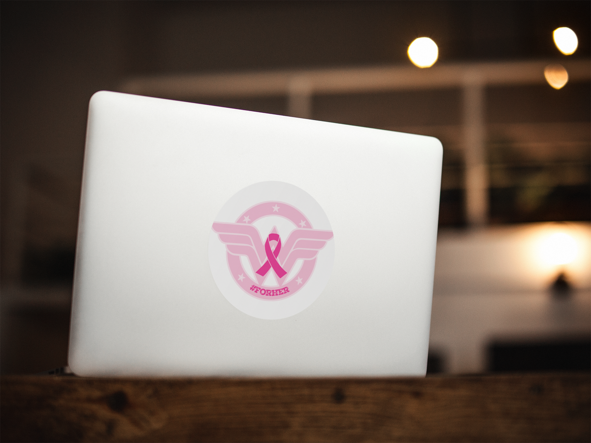 2026 Breast Cancer Water Bottle Sticker