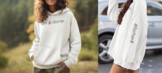 Ladies Hoodie - Breast Cancer Awareness